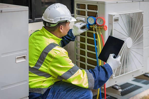 Professional Hvac Maintenance technician working in Roebling, NJ